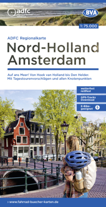 Noord Holland / Amsterdam cycling map