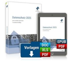 Datenschutz 2025, m. 1 Buch, m. 1 E-Book, m. 1 Online-Zugang, 3 Teile