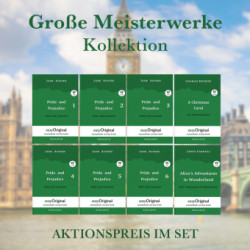 Große Meisterwerke Kollektion Softcover (Bücher + 8 MP3 Audio-CDs) - Lesemethode von Ilya Frank - Zweisprachige Ausgabe Englisch-Deutsch, m. 8 Audio-CD, m. 8 Audio, m. 8 Audio, 8 Teile
