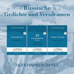 Russische Gedichte und Versdramen (Bücher + 3 Audio+CDs), m. 3 Audio-CD, m. 3 Audio, m. 3 Audio, 3 Teile