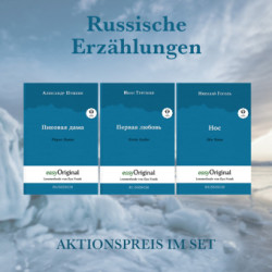 Russische Erzählungen (Bücher + 3 MP3 Audio-CDs) - Lesemethode von Ilya Frank, m. 3 Audio-CD, m. 3 Audio, m. 3 Audio, 3 Teile