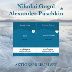 Nikolai Gogol & Alexander Puschkin (Bücher + 2 Audio-CDs) - Lesemethode von Ilya Frank, m. 2 Audio-CD, m. 2 Audio, m. 2 Audio, 2 Teile
