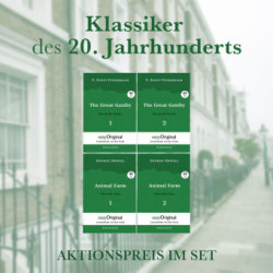 Klassiker des 20. Jahrhunderts (Buch + Audio-Online) - Lesemethode von Ilya Frank - Zweisprachige Ausgabe Englisch-Deutsch, m. 4 Audio, m. 4 Audio, 4 Teile