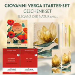 Vita dei campi Starter-Paket Geschenkset - 3 Bücher (mit Audio-Online) + Eleganz der Natur Schreibset Basics, m. 3 Beilage, m. 3 Buch