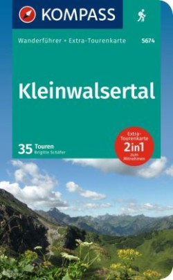 KOMPASS Wanderführer Kleinwalsertal, 35 Touren mit Extra-Tourenkarte