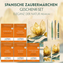 Spanische Zaubermärchen Geschenkset - 5 Bücher (mit Audio-Online) + Eleganz der Natur Schreibset Premium, m. 5 Beilage, m. 5 Buch