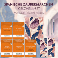 Spanische Zaubermärchen Geschenkset - 5 Bücher (mit Audio-Online) + Marmorträume Schreibset Premium, m. 5 Beilage, m. 5 Buch