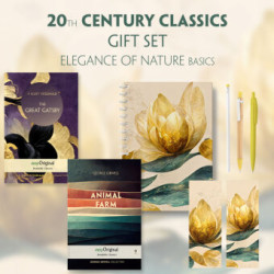 20th Century Classics Books-Set (with audio-online) Readable Classics Geschenkset + Eleganz der Natur Schreibset Basics, m. 2 Beilage, m. 2 Buch