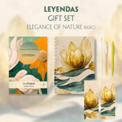 Leyendas (with audio-online) Readable Classics Geschenkset + Eleganz der Natur Schreibset Basics, m. 1 Beilage, m. 1 Buch