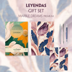 Leyendas (with audio-online) Readable Classics Geschenkset + Marmorträume Schreibset Premium, m. 1 Beilage, m. 1 Buch