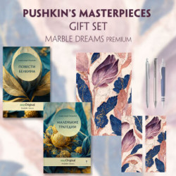 EasyOriginal Readable Classics / Alexander Pushkin's Masterpieces (with audio-online) Readable Classics Geschenkset + Marmorträume Schreibset Premium, m. 2 Beilage, m. 2 Buch