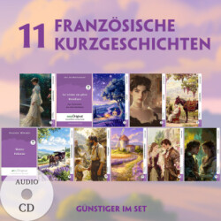 11 Französische Kurzgeschichten (11 Bücher + Audio-CDs) - Frank-Lesemethode - Kommentierte zweisprachige Ausgabe Französisch-Deutsch, m. 11 Audio-CD, m. 11 Audio, m. 11 Audio, 11 Teile