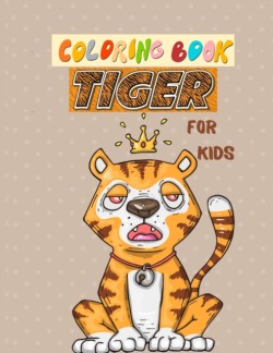 Coloring book Tiger for kids