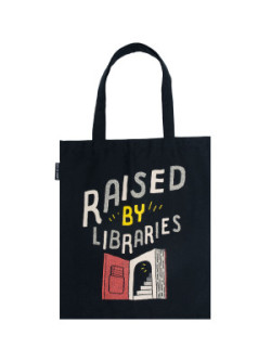 Taška Raised by libraries tote bag