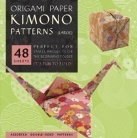 Origami Paper - Kimono Patterns - Large 8 1/4" - 48 Sheets