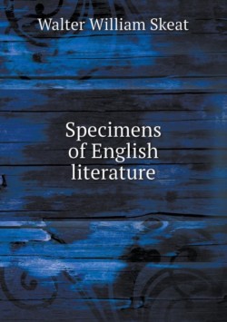 Specimens of English Literature