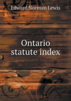 Ontario statute index