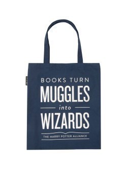 Taška Books Turn Muggles into Wizards tote bag