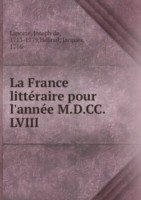 LA FRANCE LITT  RAIRE POUR LANN  E M.D.