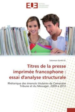 Titres de la presse imprimée francophone