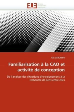 Familiarisation à la CAO et activité de conception