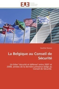 belgique au conseil de sécurité