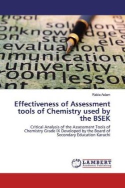 Effectiveness of Assessment tools of Chemistry used by the BSEK