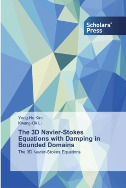 3D Navier-Stokes Equations with Damping in Bounded Domains