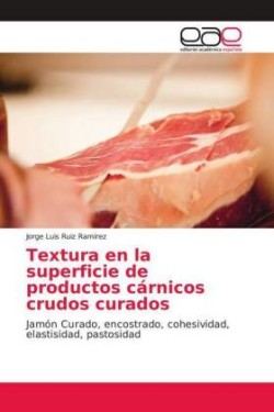 Textura en la superficie de productos cárnicos crudos curados