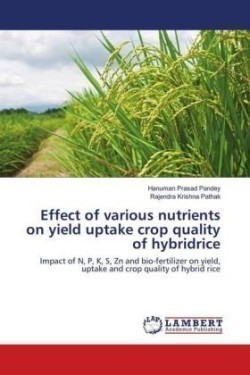 Effect of various nutrients on yield uptake crop quality of hybridrice