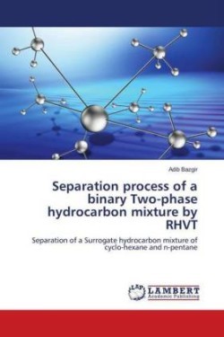 Separation process of a binary Two-phase hydrocarbon mixture by RHVT