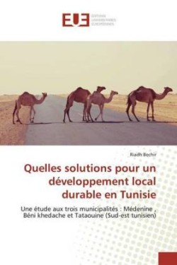 Quelles solutions pour un développement local durable en Tunisie