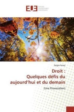 Droit : Quelques défis du aujourd'hui et du demain