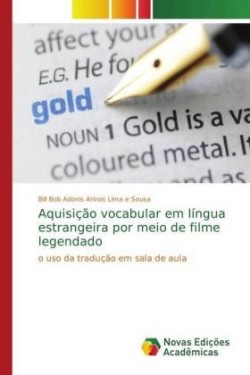 Aquisição vocabular em língua estrangeira por meio de filme legendado