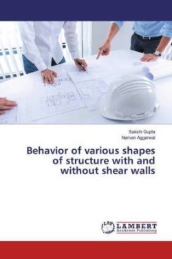 Behavior of various shapes of structure with and without shear walls