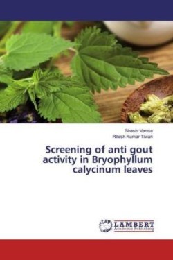 Screening of anti gout activity in Bryophyllum calycinum leaves