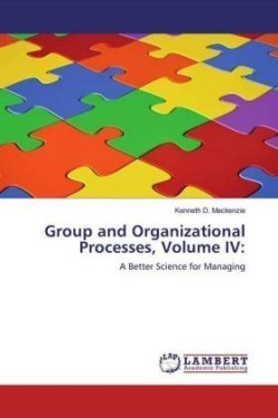 Group and Organizational Processes, Volume IV