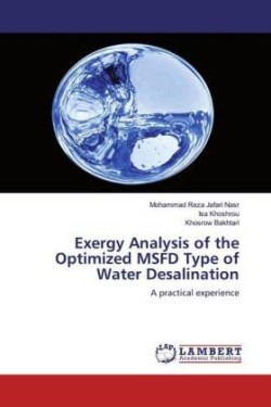 Exergy Analysis of the Optimized MSFD Type of Water Desalination
