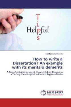 How to write a Dissertation? An example with its merits & demerits