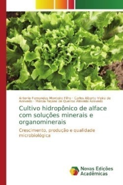 Cultivo hidropônico de alface com soluções minerais e organominerais
