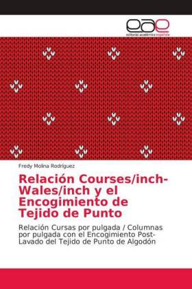 Relación Courses/inch-Wales/inch y el Encogimiento de Tejido de Punto