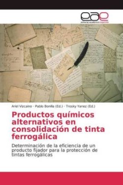 Productos químicos alternativos en consolidación de tinta ferrogálica