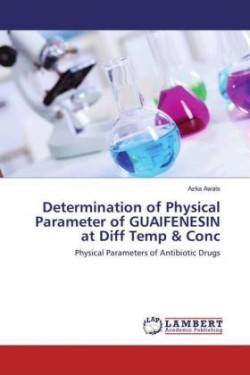 Determination of Physical Parameter of GUAIFENESIN at Diff Temp & Conc