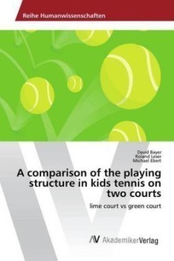 comparison of the playing structure in kids tennis on two courts