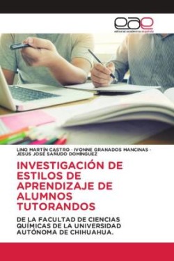 INVESTIGACIÓN DE ESTILOS DE APRENDIZAJE DE ALUMNOS TUTORANDOS