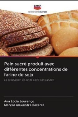 Pain sucré produit avec différentes concentrations de farine de soja