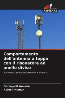 Comportamento dell'antenna a toppa con il risonatore ad anello diviso