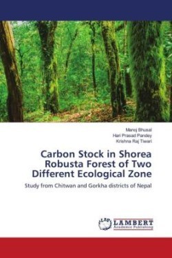 Carbon Stock in Shorea Robusta Forest of Two Different Ecological Zone