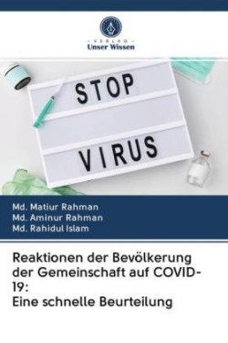 Reaktionen der Bevölkerung der Gemeinschaft auf COVID-19