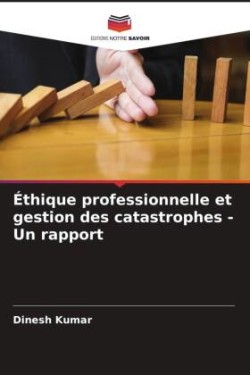 Éthique professionnelle et gestion des catastrophes - Un rapport